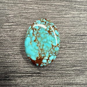 Number 8 Turquoise Cabochon • Classic American Turquoise