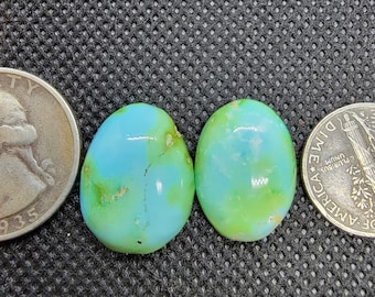 High Grade Sonoran Mountain Turquoise Cabochon | 24 Carats | Oval Turquoise Cabochon | No Backing