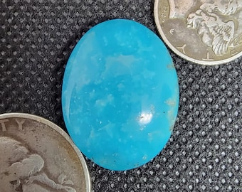 Nacozari Turquoise Cabochon | Turquoise With Pyrite
