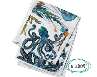 Table Runners - Watercolor Design - Natural World Collection - Housewarming/Wedding Gift