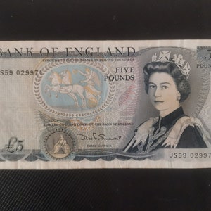 Bank of england 5 pounds - Etsy 日本