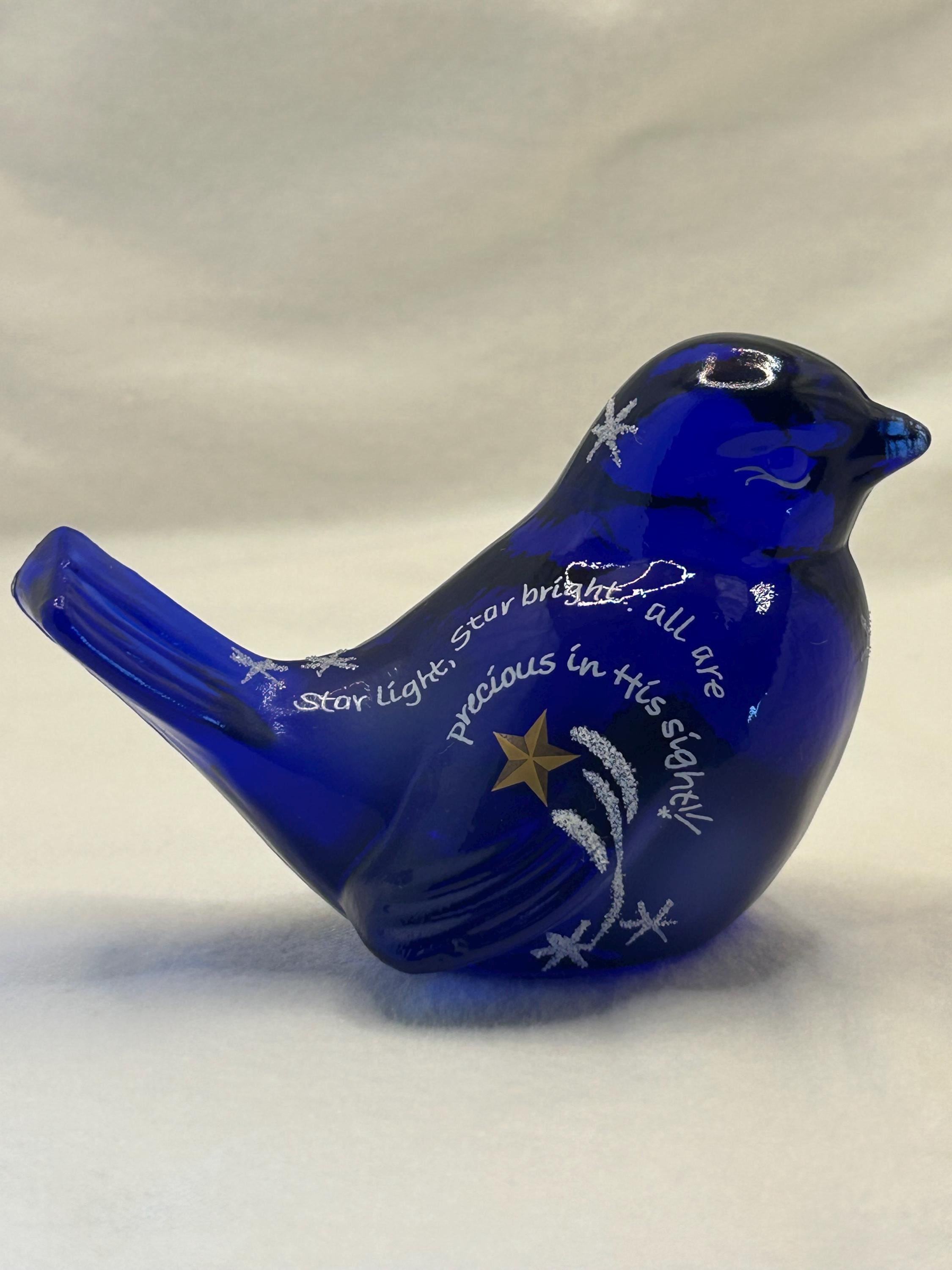 Fenton Blue Bird of Happiness - Etsy