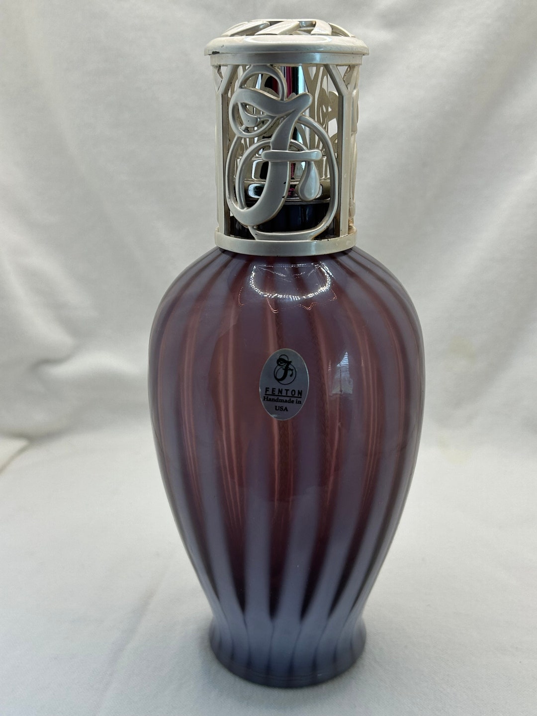 Fenton Aubergine Opalescent Lateeda Etsy