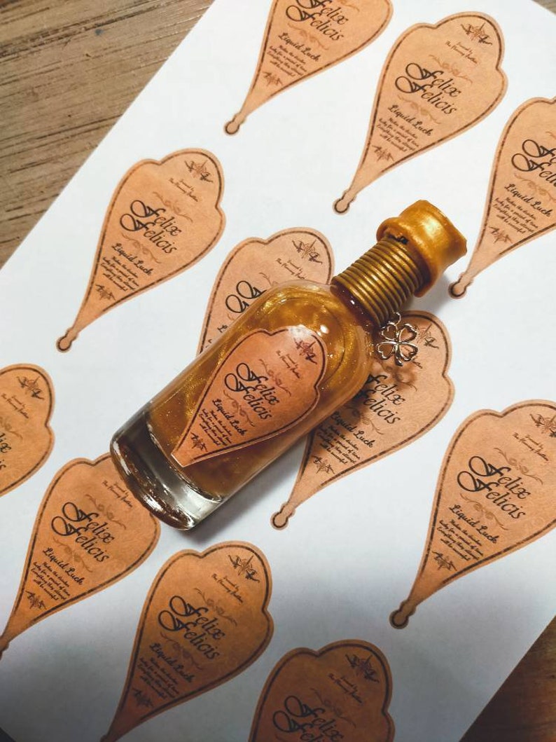 Felix Felicis Liquid Luck Potion label Digital Download PDF - Etsy France