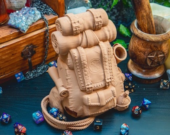 Dice Tower Adventurer's Backpack: D&D, Pathfinder TTRPG Dungeons and Dragons Gift