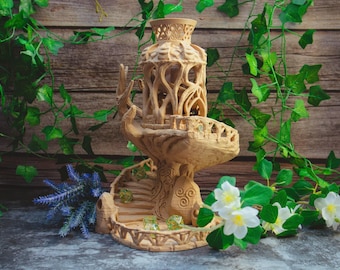 Celtic Dice Tower: Fairy TTRPG D&D Dice Roller gift