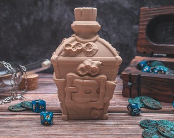 Ruf der See Würfeltresor |  Ocean Meerjungfrau Halter D & D TTRPG Geschenk