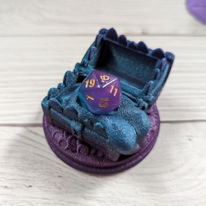 Mimic Chest D20 Dice Guardian - 3D Gedrucktes Tabletop RPG Zubehör für Dungeons and Dragons DnD und Pathfinder Spieler