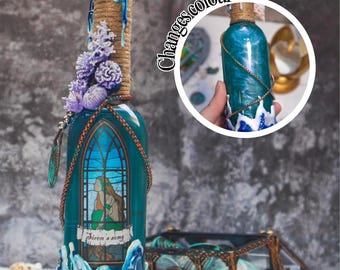 Siren's song, underwater breathing potion gift mermaid merpeople magical fantasy decor potion bottle apothecary
