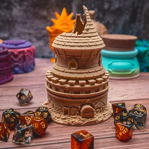 Dungeon Master - dice storage box Dungeons and Dragons gift game master gift pathfinder TTRPG Dice vault