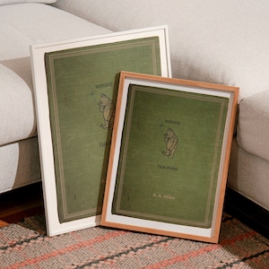 Chambre d'enfant Winnie l'ourson, couverture de livre ancienne, bébé Winnie l'ourson, citation Winnie l'ourson, carte Winnie l'ourson, cadeaux pour elle ou lui