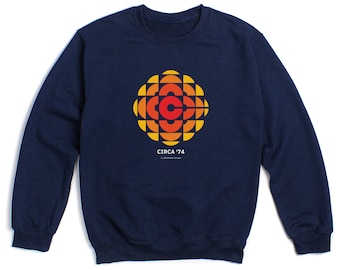 Vintage 1974 CBC Logo Sweatshirt - Retro Classic Merch - Unisex Crewneck Sweater
