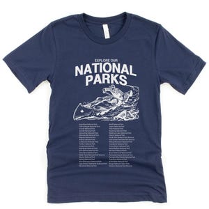 Camiseta vintage de los Parques Nacionales de Canadá: ilustración retro de camping