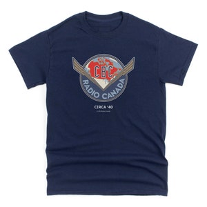 Vintage CBC Radio Canada T-shirt: 1940s Retro Logo Tee
