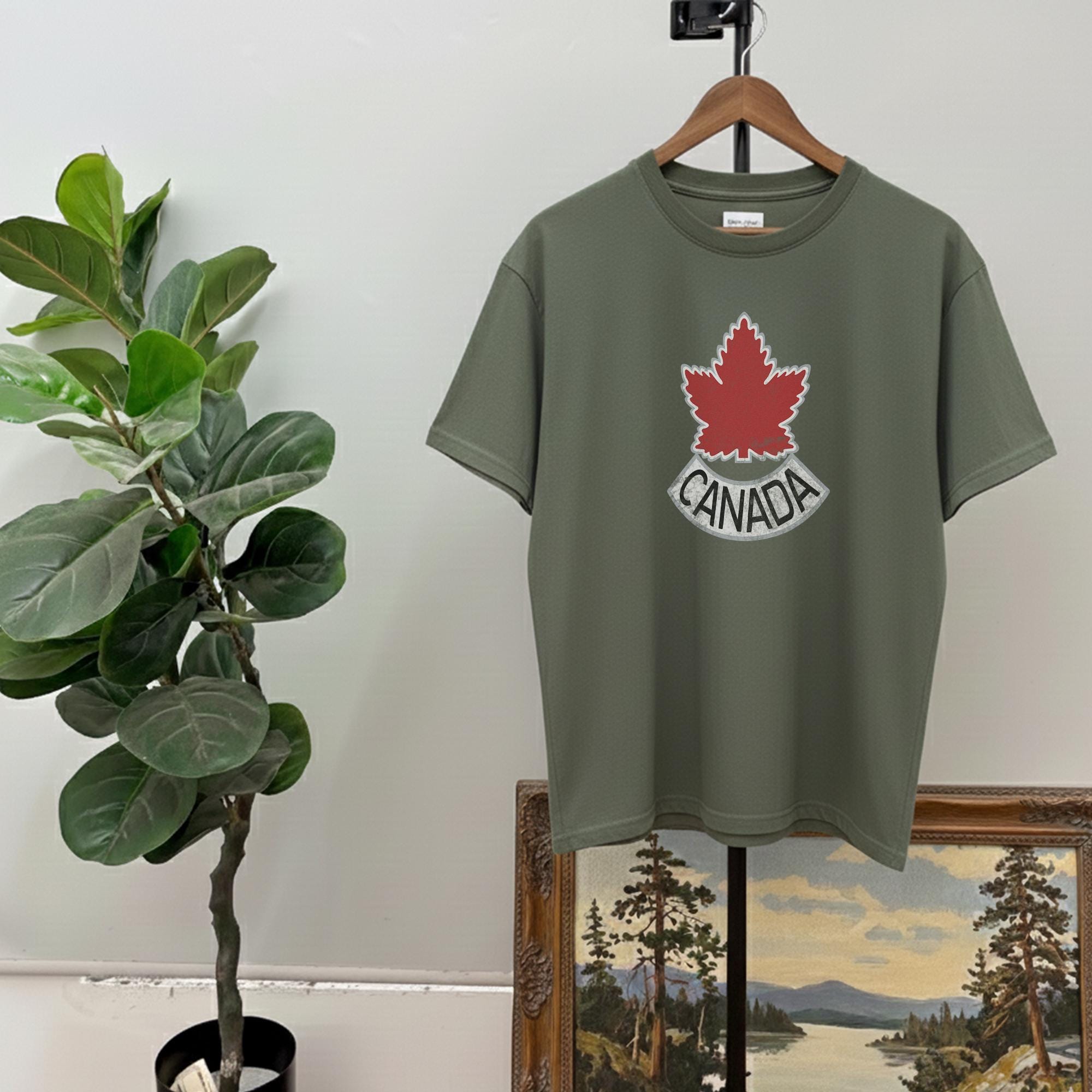 Vintage Style Maple Leaf T-shirt: Retro Canada Day Apparel, - Etsy