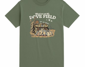 Dove Hunting T-Shirt: Camo Bird Tee - Hunting Gift Shirt