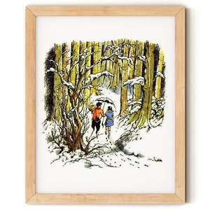 CS Lewis Narnia Art Print: Add Your Favorite Quote