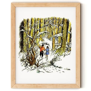 Pick your CS Lewis  Print And Add Your Favorite Quote, Chronicles of Narnia print from the books of C S Lewis, Narnia Custom Print