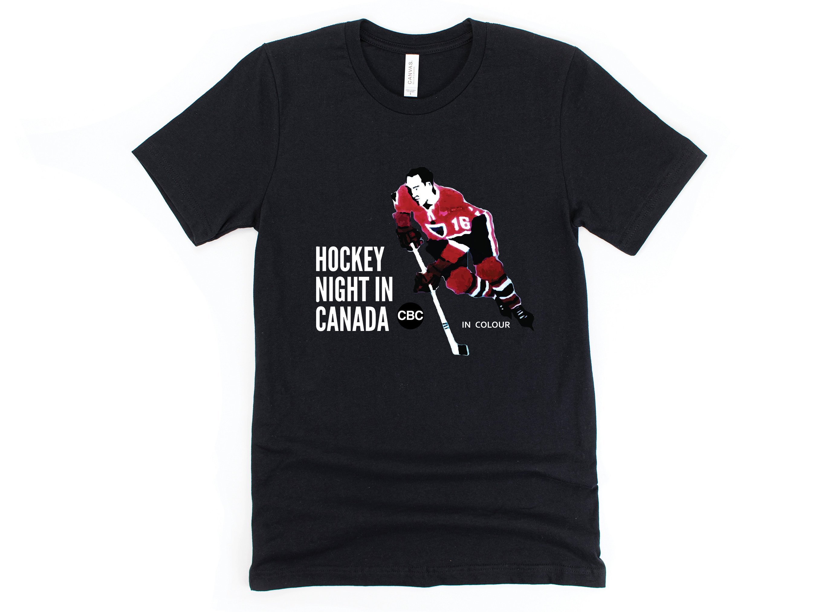 Canadian Flag T Shirt Hockey Night In Canada Christmas T-Shirt