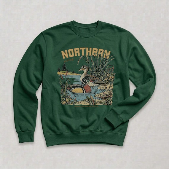 Northern Marsh Duck Sweater: Waterfowl Nature Sweater