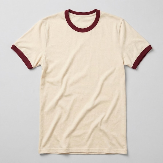 レトロリンガーTシャツ：柔らかなコットン素材、ユニセックスフィット