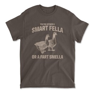 ¿Eres un tipo inteligente o hueles a pedos? Camiseta de dibujos animados raros, camiseta de dibujos animados retro, camiseta rara, camiseta de meme, camiseta de Trash Panda,