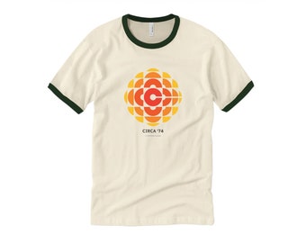 CBC 1974 Logo Unisex Ringer T-shirt