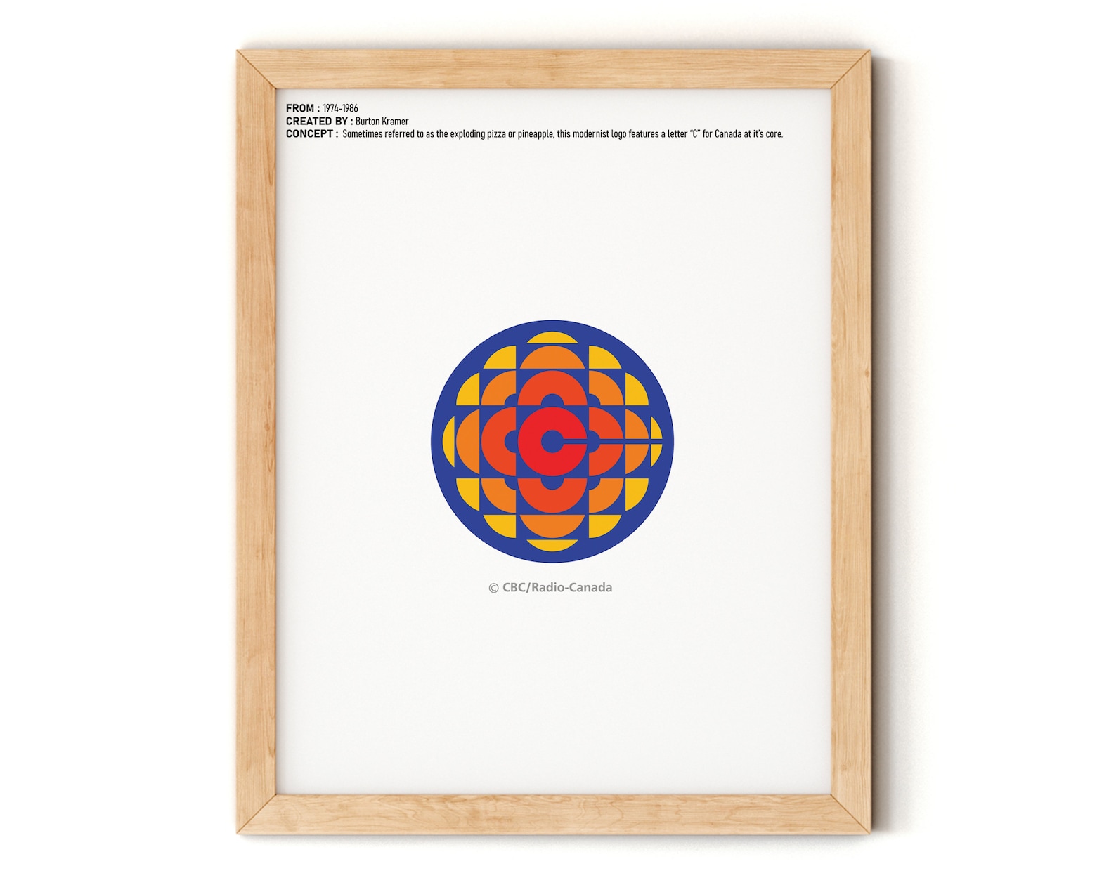 CBC Retro Logo Poster Iconic CBC Logo Print Classic Print - Etsy Canada