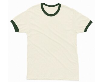 ★KIRSH★ Graphic Ringer T-Shirt Green GRAPHIC RINGER T-SHIRT [GREEN] - KIRSH | 60% - Asian Fashion