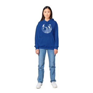 Vintage Loon Pullover Hoodie: Unisex Retro Nature Sweater image 6