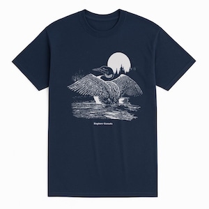 Loon Nature T-Shirt: Unisex Fit, Birdwatcher Gift, image 1