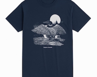 Loon Nature T-Shirt: Unisex Fit, Birdwatcher Gift,
