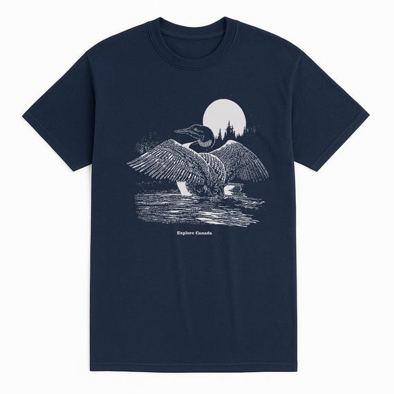 Loon Nature T-Shirt: Unisex Fit, Birdwatcher Gift,