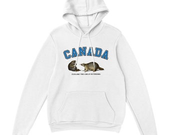 Canada Raccoon Hoodie