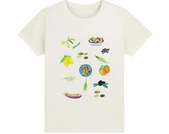 T-shirt bébé cuisine grecque des années 90 : haut court de l'an 2000