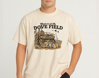 Dove Hunting T-Shirt: Camo Bird Tee - Meet Me At The Dove Field