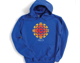 CBC 1974 Retro Logo Hoodie: Canadian Heritage Apparel