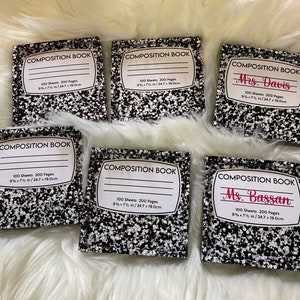 Teacher Appreciation Composition Notebook Coaster