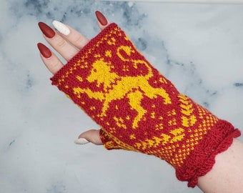 Red Merino Wrist Warmers,  Fingerless Gloves, Texting Gloves, Fingerless Mittens, Victorian Fashion, Steampunk, Hand Warmers, Arm Warmers