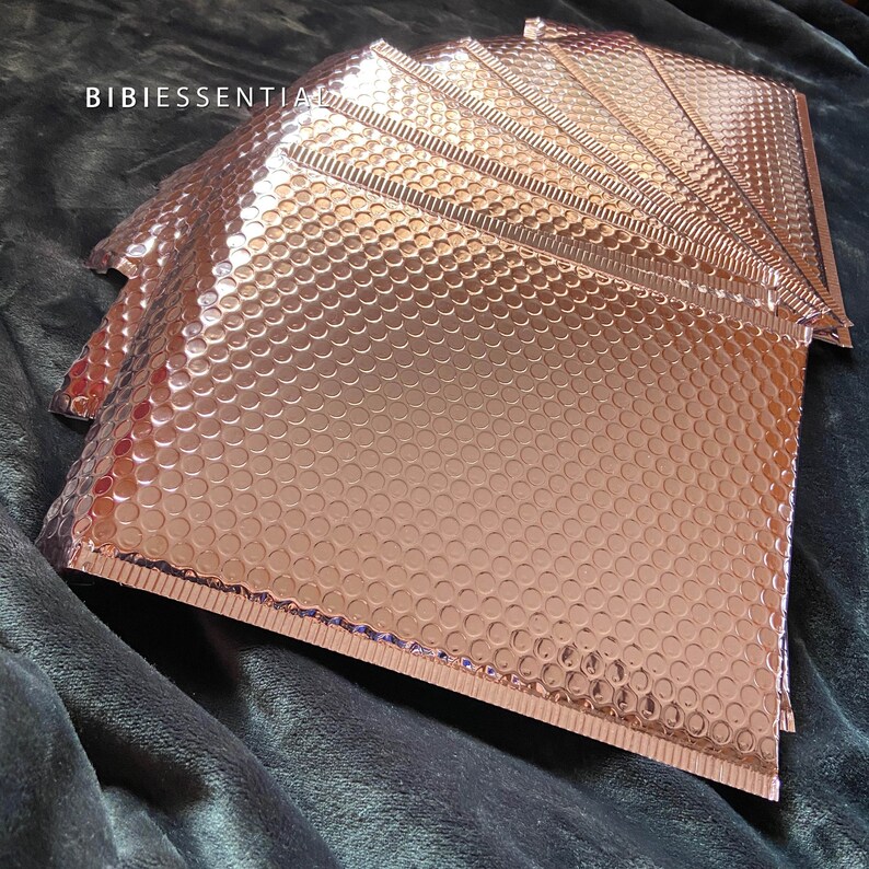120pcs 10x12 Large Rose Gold Bubble Mailer Poly Bubble Etsy