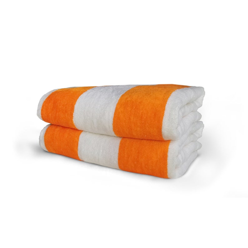 Personalized Beach Cabana Towel, Monogrammed Beach Towel, 30x60 Striped