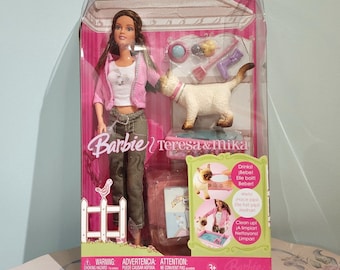 BARBIE TERESA & MIKA Wets In Litter Box, Kitty Cat, Barbie Doll, Cat, Kitty, Collector, Gift For Daughter, Rare Barbie, Teresa Doll
