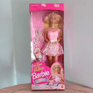 Barbie My First Tea Party 1995 Y Barbie 90s Vintage Barbie