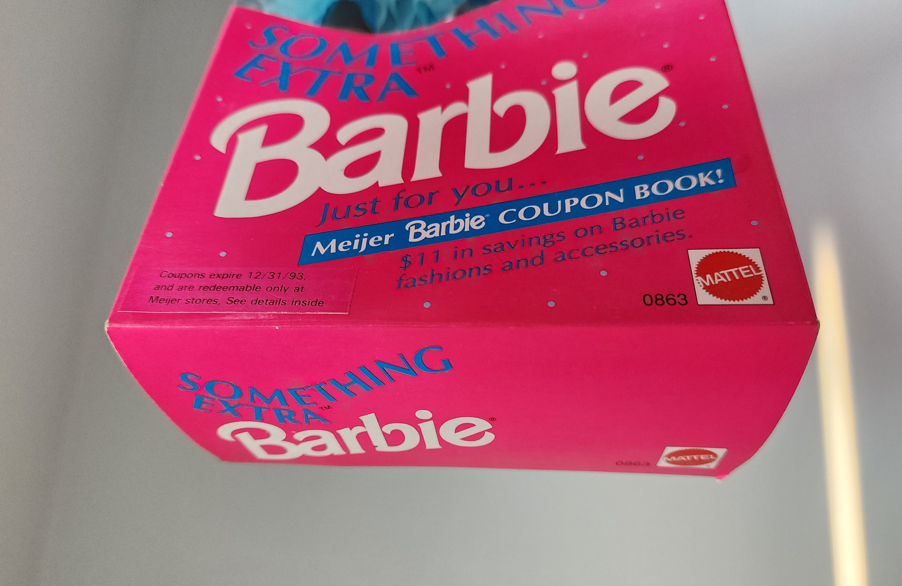 Barbie Something Extra Meijer LIMITED EDITION 1992 Y Vintage Barbie Doll Barbie Collector Blue Barbie Childhood 90s Toy Gift for Girl Her Etsy