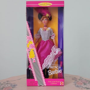 Barbie French 1996 y Dolls Of The World Cooper Hair Barbie Collector Vintage Barbie Barbie Country Barbie Doll France Nationality Red Head