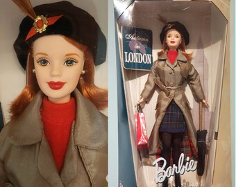 Barbie Autumn in London, Barbie City Seasons, 1999 y, Autumn Collection Edition, Barbie Doll, Barbie, Vintage Barbie, Barbie Collector, Doll