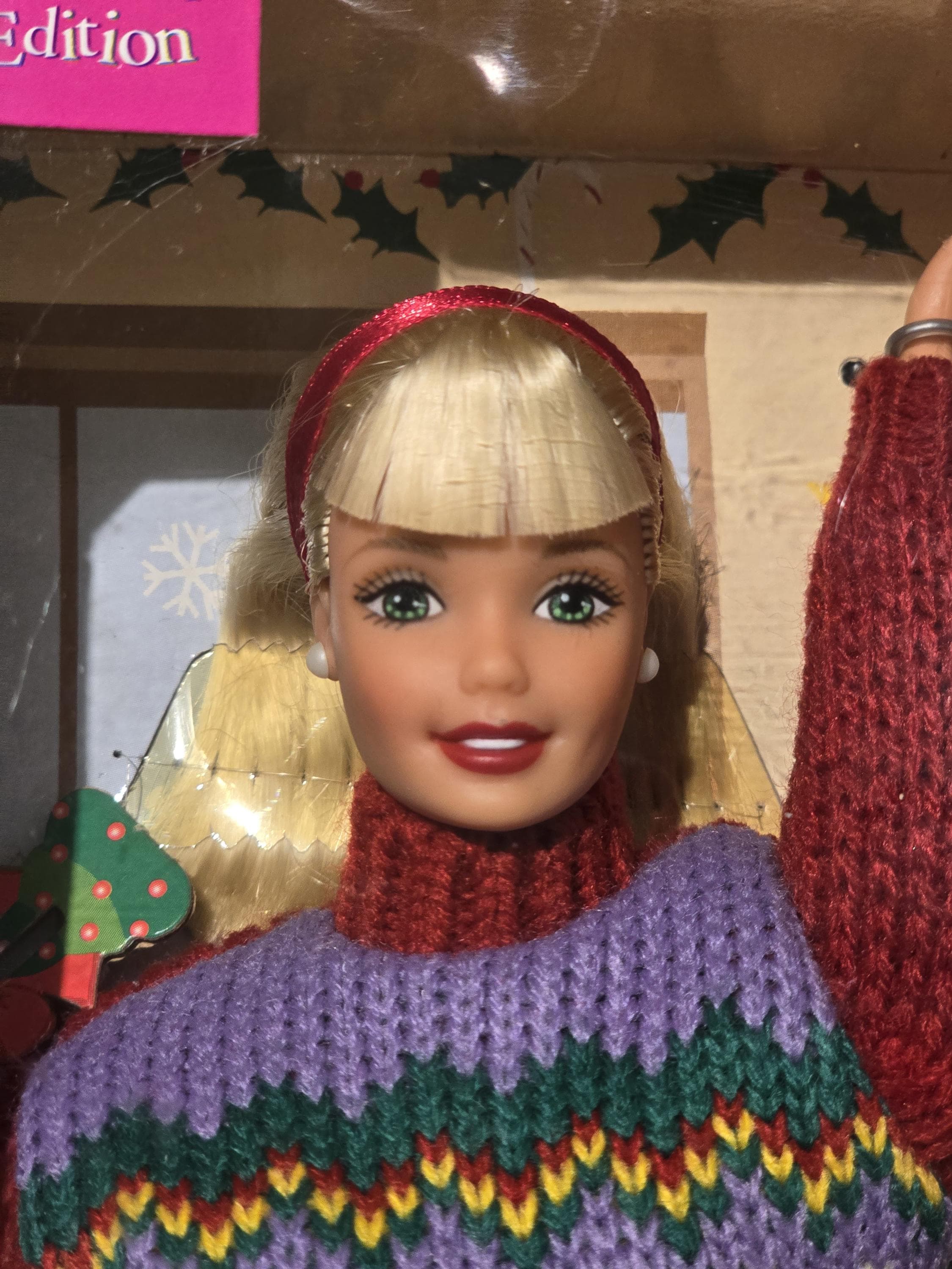 Barbie Tree Trimming 1998 Y Chistmas Barbie Barbie Winter Barbie Sweater 90s Vintage Barbie Doll Colletable Gift for Her Girl Mother Etsy