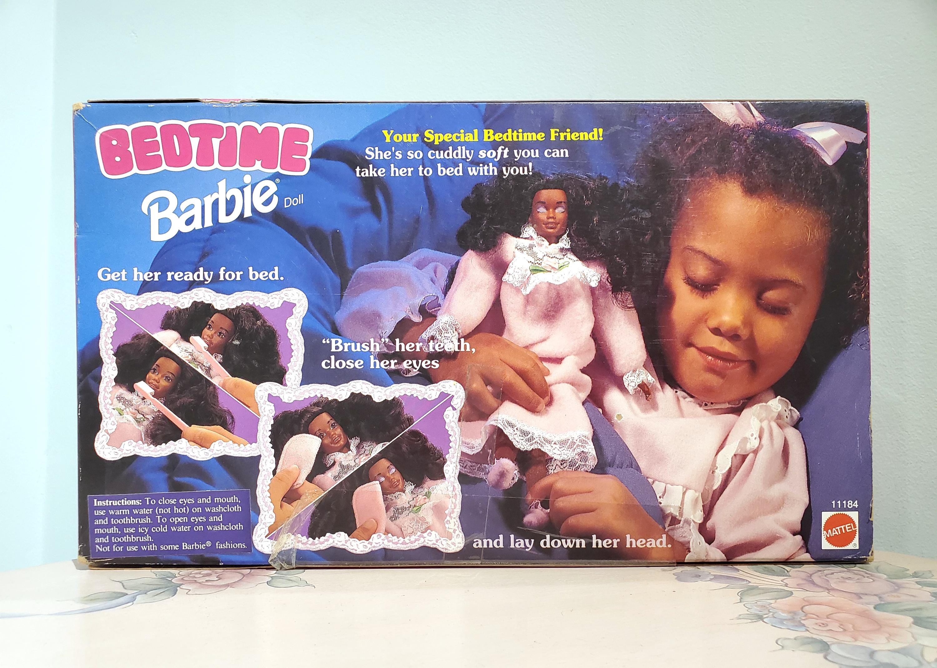 バービー、おやすみバービー（1993年） バービー ベッドタイム アフリカ系アメリカ人 1993年 ソフト