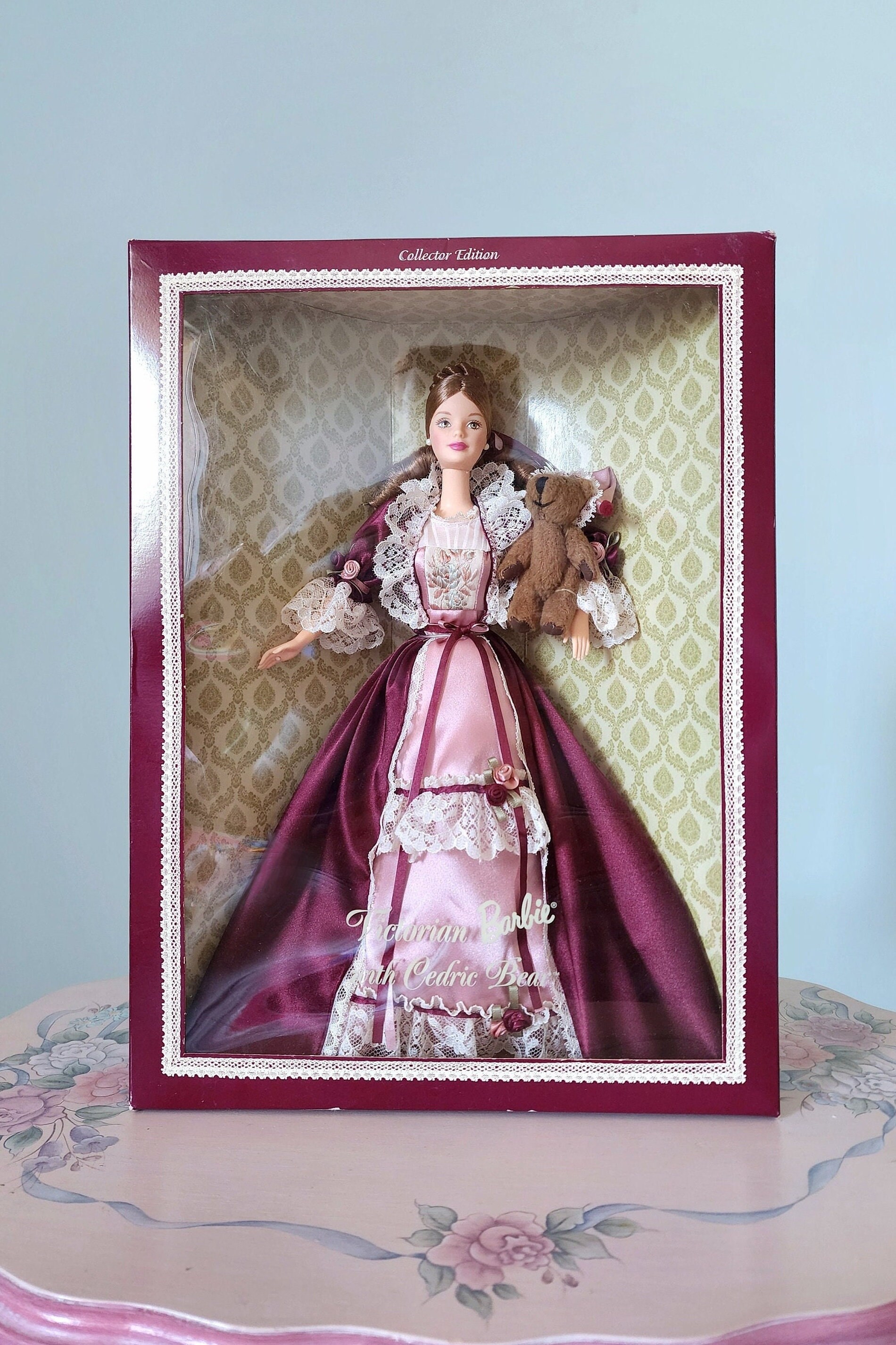 Barbie Victorian With Plush Cedric Bear 1999 Year Vintage Barbie Barbie Doll Barbie Collector Barbie Barbie Collectable Old Barbie Etsy