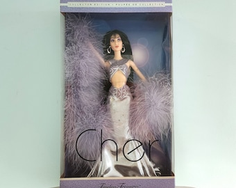 Barbie Cher, Tesoros Atemporales, Edición Coleccionista, Año 2001, Barbie Vintage, Muñeca Barbie, Barbie Famosa, Cantante, Barbie 2000s, Regalo, Cher